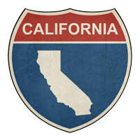 California Road Sign