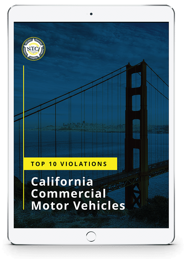 Top 10 Violations for California Commercial Motor Vehicles