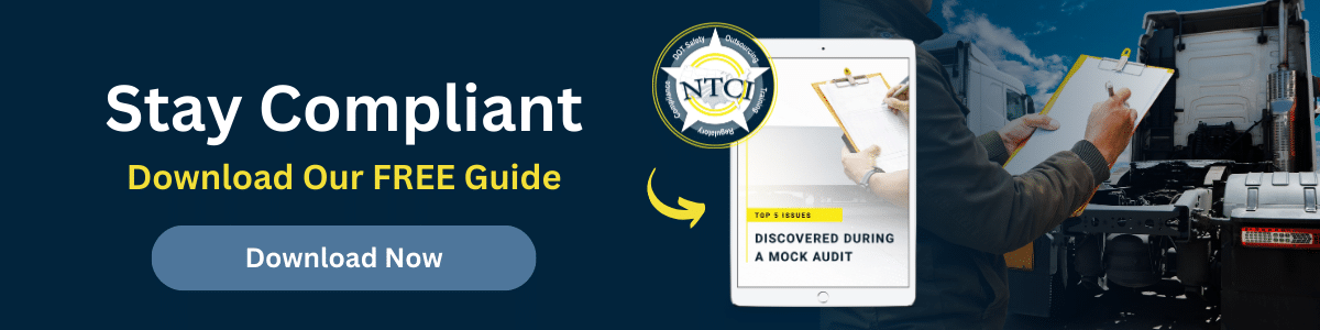 NTCI Top 5 CSA Compliance Issues Discovered During A Mock Audit